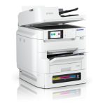 Impresora Epson WorkForce Pro EM-C8101RDWF, inyección de tinta A3+, resolución de 4800 x 1200 DPI, velocidad de 26 ppm y conexión Wifi. SKU: C11CL32401