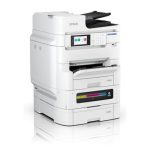 Impresora Epson WorkForce Pro EM-C8101RDWF, inyección de tinta A3+, resolución de 4800 x 1200 DPI, velocidad de 26 ppm y conexión Wifi. SKU: C11CL32401