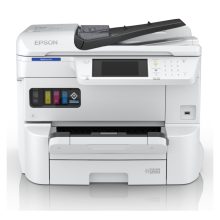 Impresora de inyección de tinta Epson WorkForce Pro EM-C7100DWF, resolución de 4800 x 1200 DPI, imprime a 35 ppm, compatible con Wifi. SKU C11CL35401.