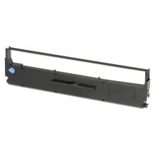 Cartucho de cinta negra Epson SIDM, modelo C13S015637, ideal para impresoras de matriz de puntos, ofrece durabilidad y alta calidad de impresión