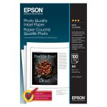 Epson Photo Quality Inkjet Paper A4 de 100 hojas, SKU C13S041061. Ideal para impresiones de alta calidad y detalladas