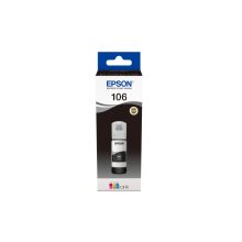 Botella de tinta negra fotográfica Epson 106 EcoTank de alta calidad, ideal para impresoras Epson EcoTank. SKU: C13T00R140