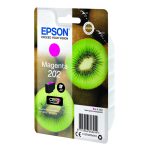 Epson Kiwi Singlepack Magenta 202 Claria Premium Ink, SKU: C13T02F34010, cartucho de tinta de alta calidad para impresoras Epson
