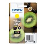 Epson Kiwi Singlepack Yellow 202 Claria Premium Ink Cartridge, SKU C13T02F44010, high-quality printing performance