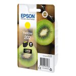 Epson Kiwi Singlepack Yellow 202 Claria Premium Ink Cartridge, SKU C13T02F44010, high-quality printing performance