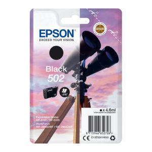 Epson Singlepack Black 502 Ink, tinta negra de alta capacidad, SKU C13T02V14020