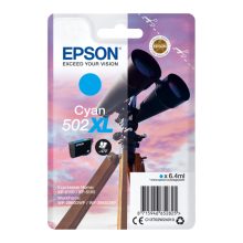 Cartucho de tinta cian de alta capacidad Epson Singlepack 502XL, modelo C13T02W24010
