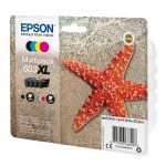 Epson Multipack 4-colours 603XL Ink Cartridges, high capacity for vibrant prints, SKU C13T03A64010