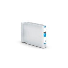 Vista del cartucho de tinta Epson, modelo C13T04C24N, color cian, diseñado para impresiones de alta calidad.