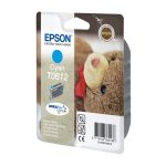 Imagen del cartucho de tinta cian Epson Teddybear modelo T0612 con SKU C13T06124010, ideal para impresoras Epson.