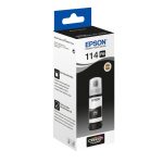 Botella de tinta negra Photo Epson EcoTank 114, rendimiento alto y fácil recarga. SKU: C13T07B140