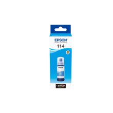 Epson 114 EcoTank Cyan ink bottle con alta capacidad de tinta, SKU C13T07B240