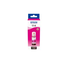 Botella de tinta magenta Epson 114 para EcoTank, alta capacidad y rendimiento - SKU C13T07B340