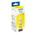 Epson 114 EcoTank Yellow ink bottle for printers, high-yield capacity, SKU C13T07B440