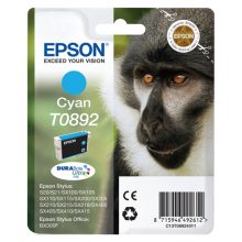Epson Monkey Cartucho T0892 cian, alta capacidad, SKU C13T08924011