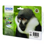 Epson Monkey Multipack T0895 de cuatro colores para impresiones de alta calidad. SKU C13T08954010.
