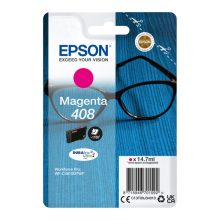 Cartucho de tinta Epson magenta modelo 408 DURABrite Ultra, SKU C13T09J34010, para impresoras Epson.