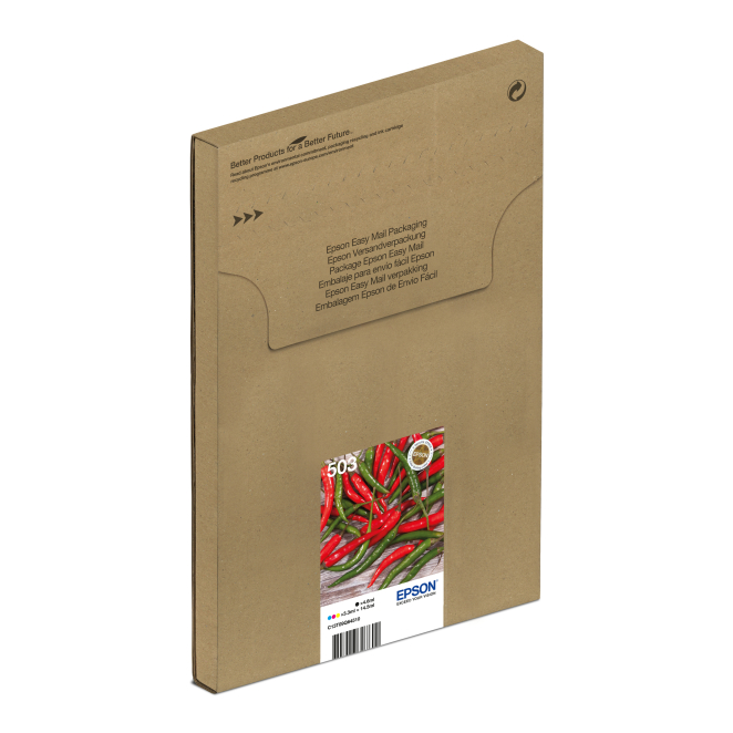 Epson 503 EasyMail cartucho de tinta 4 piezas . Original Multicolor Cartucho de tinta Epson 503 EasyMail, rendimiento estándar, negro, cian, magenta y amarillo. Original, SKU C13T09Q64510