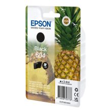 Cartucho de tinta negro Epson original modelo 604, SKU C13T10G14020, ideal para impresoras Epson.