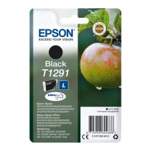 Cartucho de tinta negro Epson Apple modelo T1291, compatible con impresoras Epson. SKU: C13T12914012