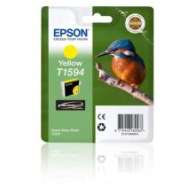 Epson Cartucho de Tinta T1594 Amarillo específico para impresoras Epson, SKU C13T15944010, ideal para impresiones de alta calidad