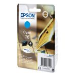 Epson Pen and crossword cartucho 16 cian, compatible con impresoras Epson. SKU C13T16224012.