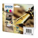 Epson Multipack 16XL alta capacidad, contiene cartuchos de tinta Pen y Crossword para impresoras Epson, SKU C13T16364022