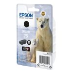 Cartucho de tinta Epson Polar Bear 26 en color negro, ideal para impresión de alta calidad, SKU C13T26014012