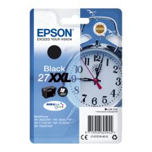 Cartucho de tinta negra para impresoras Epson, modelo 27XXL con tecnología DURABrite Ultra. SKU: C13T27914012