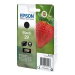 Cartucho de tinta negra Epson Strawberry 29 Claria Home, ideal para impresiones en el hogar, SKU C13T29814022