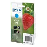 Epson Strawberry Singlepack Cyan 29 Claria Home Ink, color cyan para impresoras de la serie Claria Home. SKU: C13T29824012
