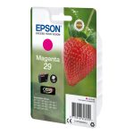 Epson Strawberry Singlepack Magenta 29 Claria Home Ink, SKU C13T29834022. Cartucho de tinta magenta compatible con impresoras Epson con tecnología Claria Home.