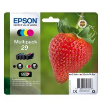 Multipack de tinta Epson Strawberry 4-colores 29 Claria Home Ink con SKU C13T29864012