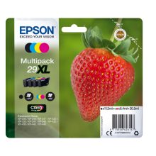 Epson Strawberry Multipack 4-colores 29XL Claria Home Ink, alta capacidad, ideal para impresiones de calidad en el hogar. SKU: C13T29964012