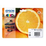 Multipack Epson 33XL Claria Premium Ink de 5 colores, SKU: C13T33574011. Incluye tinta de alta calidad para impresoras Epson.