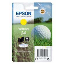 Cartucho de tinta Epson Golf ball Singlepack amarilla 34 DURABrite Ultra Ink, SKU: C13T34644010
