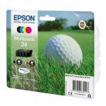 Epson Golf ball Multipack 4-colores 34 DURABrite Ultra Ink, cartuchos de tinta de alta calidad para impresoras. SKU: C13T34664010