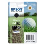 Cartucho de tinta negra Epson Golf Ball Singlepack 34XL con tecnología DURABrite Ultra, SKU C13T34714010