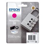 Epson Padlock Singlepack Magenta 35 DURABrite Ultra Ink, SKU C13T35834020. Cartucho de tinta de alta calidad, ideal para impresiones duraderas.