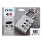 Multipack de tinta Epson 4-colores 35 DURABrite Ultra Ink, SKU C13T35864010, ideal para imprimir documentos de alta calidad.