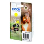 Epson Squirrel Singlepack Yellow 378XL Claria Photo HD Ink - Cartucho de Tinta Amarillo de Alta Capacidad, SKU C13T37944010