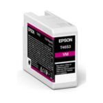 Epson UltraChrome Pro10 cartucho de tinta original de color Magenta vivo, SKU C13T46S30N, para impresoras.