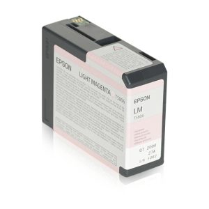 Epson Cartucho T580600 magenta claro, tinta de alta calidad para impresoras, SKU C13T580600