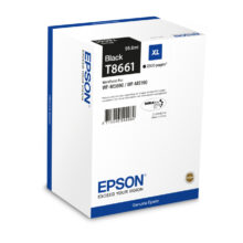 Cartucho de tinta negra XL Epson T8661, compatible con impresoras Epson, SKU C13T866140, ideal para impresiones de alta calidad.