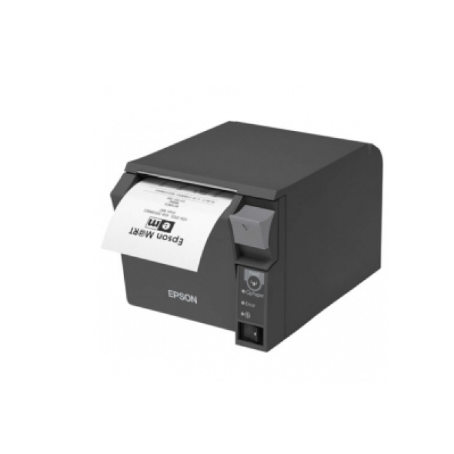 Epson impresora térmica TM-T70II con UB-E04 y USB integrado negra Epson TM-T70II impresora térmica para TPV, interfaz UB-E04 y USB integrado, color negro, SKU: C31CD38025C0