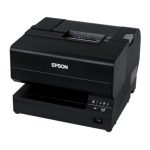 Impresora TPV Epson TM-J7700 sin MICR en color blanco con fuente de alimentación incluida. SKU: C31CF70321