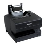 Impresora TPV Epson TM-J7700 sin MICR en color blanco con fuente de alimentación incluida. SKU: C31CF70321