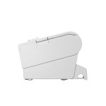 Vista frontal de la impresora térmica de tickets Epson TM-T88VII con USB, Ethernet, Serial, PS, en color blanco, SKU C31CJ57111