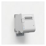 Impresora térmica Epson TM-T88VII con conectividad USB, Ethernet y PoweredUSB en color blanco, SKU C31CJ57131.
