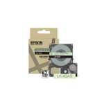 Etiqueta Epson LK-4GAS en color gris y verde claro, SKU C53S672105, ideal para etiquetado duradero y visible.